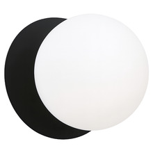 Lassie Opal Frosted Glass Cool White LED Outdoor Wall Light